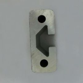 Silvery Anodized 6063-T5 Aluminium Profile System Dengan Penggilingan / Pengeboran