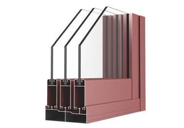 Powder Painted Aluminium Window Extrusion Profiles Untuk Sliding Window Dengan 6063 T5