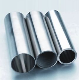 6061/6005 T6 Silver Anodized Aluminium Tube Round Untuk Trailer / Elektronik