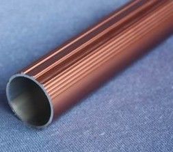 Putaran T6061 Anodized Aluminium Tube, Powder Spray Coated Brushed Aluminium Tubing
