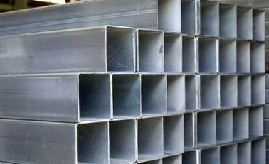 6063 Temper T4 Industri / Konstruksi Aluminium Profil Powder Spray Coated