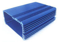 6005/6060 Anodized Aluminium Heatsink Extrusion Profiles Untuk Peralatan Medis / Pendingin CPU