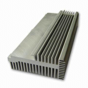 Hapus 6063-T5 Aluminium LED Heat Sink Extrusion Profiles Dengan Tapping / Stamping