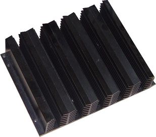 PVDF / Powder Coated Aluminium Heatsink Extrusion Profil Dengan 6061 T6 Alloy