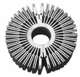 Anodized 6005/6060 Aluminium Heatsink Extrusion Profiles Untuk Pendingin CPU