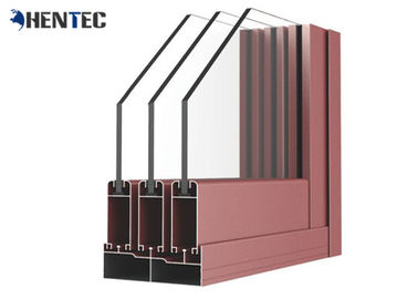Powder Painting Aluminium Window Extrusion Profiles / Profil Aluminium Ekstrusi Standar