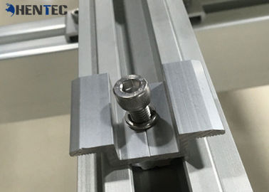 Mid Clamp Solar Roof Mounting Kits Custom Aluminium Extrusions Dengan Cutting / Pengeboran