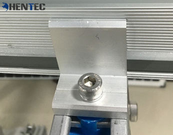 Mill Finished / Anodized Solar End Clamp Solar Mounting Systems Dimensi Disesuaikan