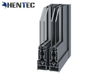6063 T5 Powder Painted Aluminium Window Frame Profiles Untuk Sliding Window