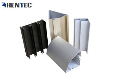 Profil Aluminium Ekstrusi Standar CE Untuk Sisi Pintu Hancur / Pintu Silding