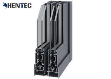 Powder Coating Konstruksi Extruded Aluminium Profiles Customized Bagian