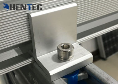 Aluminium End Clamp Sistem Pemasangan Atap Surya / Pemasangan Atap Panel Surya