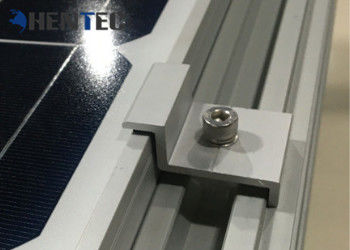 Sistem Pemasangan Atap Matahari Aluminium Tahan Lama Pv End Clamp Dimensi Disesuaikan