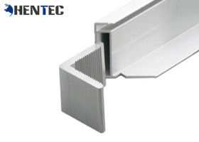 Silvery Anodized Powers Solar Frames, Aluminium Alloy Solar Panel Mounting Frame