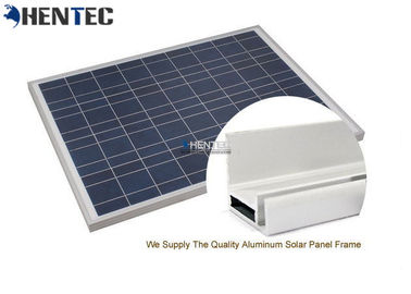 CA Dan CE Aluminium Solar Panel Frame 6063-T5 Dengan Oksidasi / Anodizing