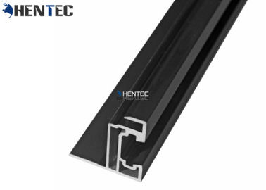 Warna Hitam Anodisa Aluminium Solar Panel Frame Screw Bersama / Sudut Kunci Bersama