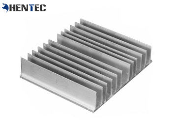 6063 Alloy Alodine Aluminium Heatsink Extrusion Profiles Dengan Mesin CNC