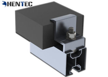Anodized Pv Mounting Systems End Clamp Untuk Sistem Pemasangan Atap, Tahan Cuaca