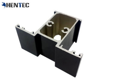 Anodized / Powder Painting Aluminium Extrusion Window Profiles Tahan Korosi