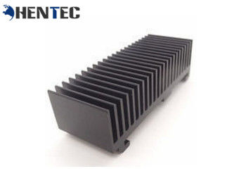Profil Ekstrusi Heatsink Aluminium Anodisa Hitam Jaminan Kualitas ISO