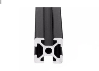 Sistem Anodized Aluminium Profile Hitam T Slot Aluminium Extrusion Dalam Perak