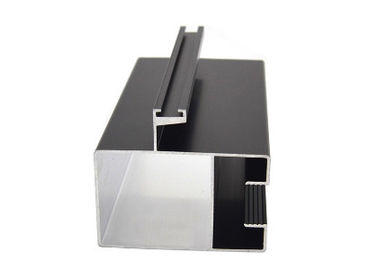 Champagne / Light Bronze Aluminium Extruded Profiles Lift Frame 6063 6061 Mill Selesai