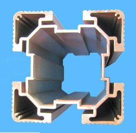 6005 Silvery Profil Aluminium Industri Anodized, Milling Aluminium Dovetail Extrusion