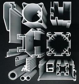 Mill Finished Industri Aluminium Extrusion Profile T4 / T5 / T6 / T66 Untuk Bangunan