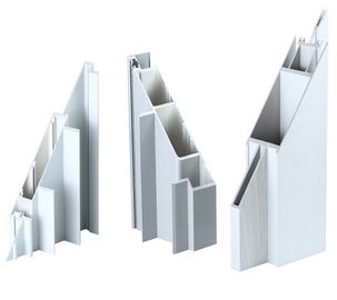 T5 / T6 Aluminium Curtain Wall Profil Oxygenate Mewarnai Untuk Bangunan