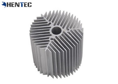 Profil Ekstrusi Heatsink Aluminium Aluminium Anodized CE Untuk Lampu Led