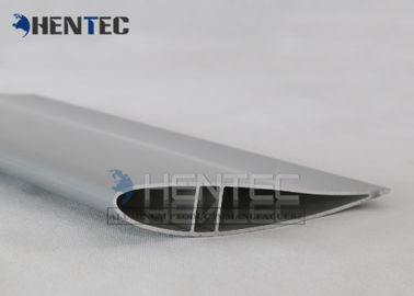 Kipas Plafon Anodized Perak Bilah Aluminium Diekstrusi Dengan Profil Pemotongan / Pengeboran