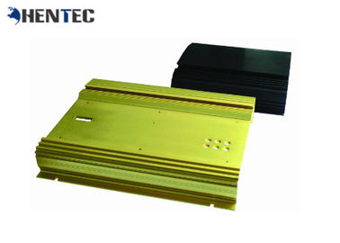 Penutup Listrik / Kandang Profil Aluminium Hitam Yang Diekstrusi Untuk Elektronik