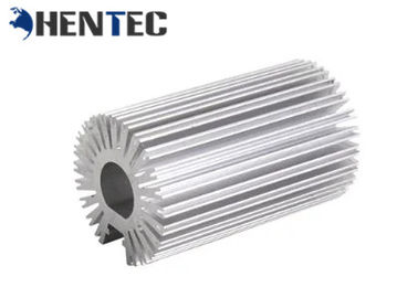 T6 Led Light Aluminium Heatsink Extrusion Profiles Untuk Lampu / Mesin Led