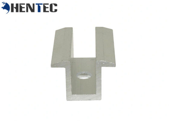 PV MID Clamp Sistem Pemasangan Atap Surya 6063- T5 Tahan Korosi Tinggi