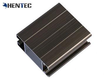 CE Powder Painted Aluminium Pintu Ekstrusi Untuk Pintu Side Hung / Pintu Silding