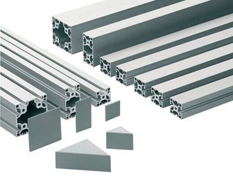 Paduan 6063 - T5 Anodized Industrial Aluminium Profile Assembly line 123