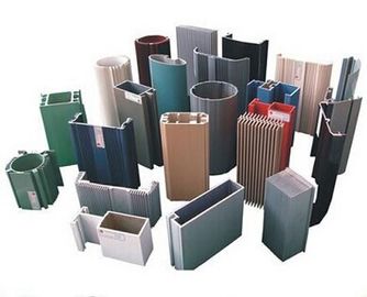 T3 - T6 Aluminium Curtain Wall Profil Oxygenate Mewarnai Untuk Bangunan