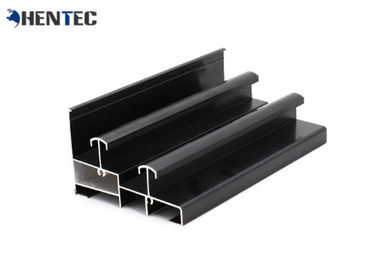 6061/6005 Aluminium Pintu Ekstrusi Baja Dipoles Untuk pintu geser