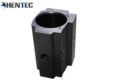 6063 - T5 Silvery Black Cylinder Shell Profil Aluminium Industri Dengan Longlife