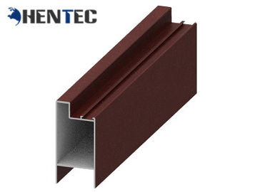 6063 6061 Profil Standar Ekstrusi Jendela Aluminium Bersertifikat CA CE