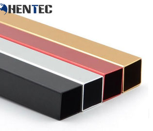 Persegi Bentuk Stock Ekstrusi Aluminium CNC Pengolahan Dalam Disesuaikan