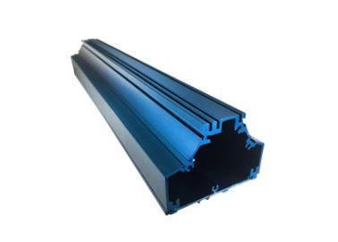 Terang Biru Anodizing Aluminium Extruded Case 6063/6061 Air Bukti
