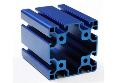 80 * 80 Industri Aluminium Profile Assembly Line Untuk Partisi Kantor / Mesin