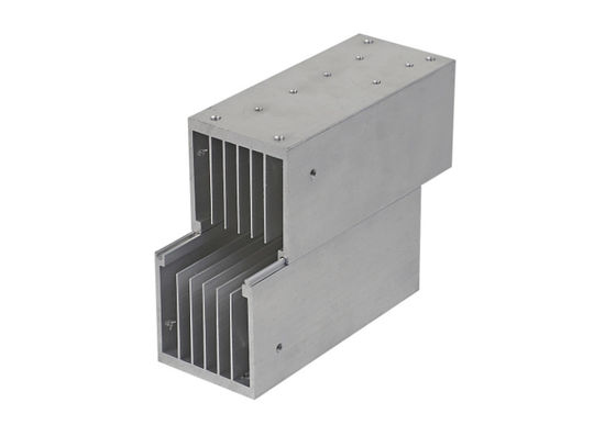Grey Anodized 6063 Alloy Extruded Aluminium Heatsink