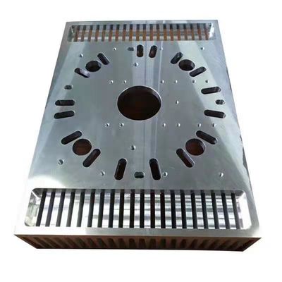 Profil Ekstrusi Heatsink Aluminium Mesin CNC Anodisa T66