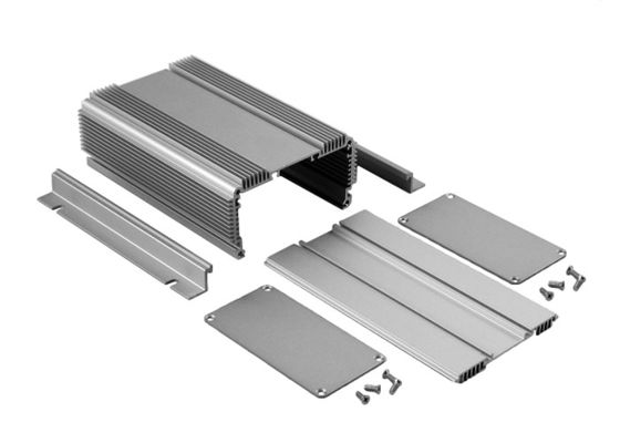 Berwarna Anodized T5 Extruded Aluminium Enclosure Audio Amplifier Perumahan Shell