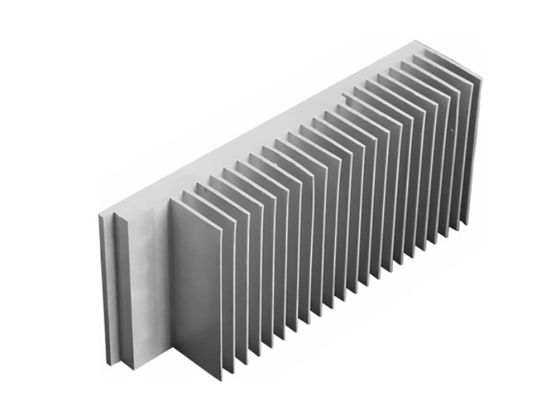 Disesuaikan High Power Led Light 6005 T66 Aluminium Extrusion Heat Sink Profiles
