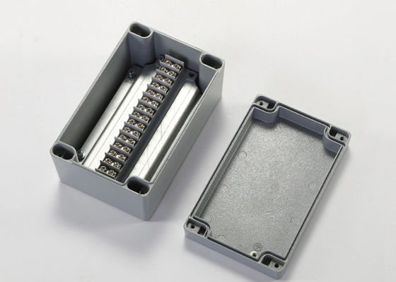 Aluminium Terminal Box Enclosure Bagian Pengecoran Presisi Cnc Iso9001