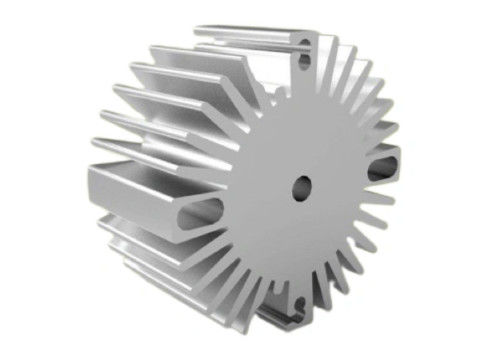 Sunflower Standard Led Light Anodized T5 Aluminium Heatsink Extrusion Profiles