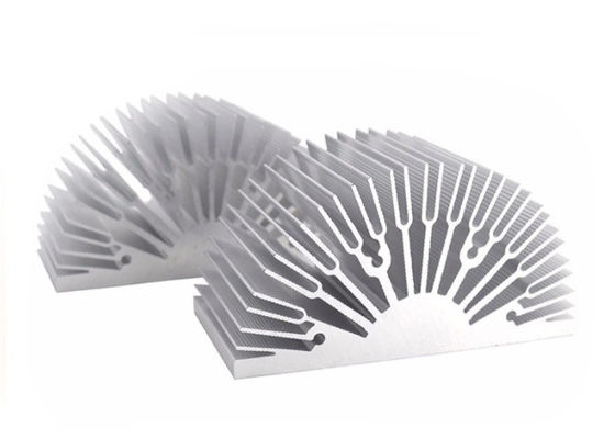Profil Ekstrusi Heatsink Radiator T66 Ca yang Disesuaikan